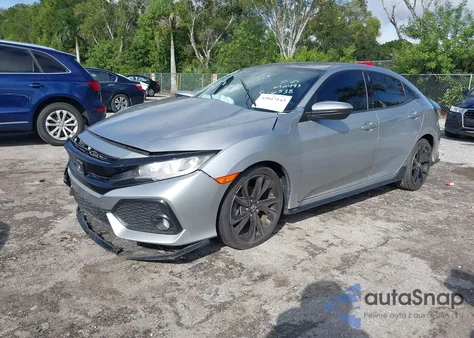 2018 Honda Civic Sport from USA, damaged, VIN SHHFK7H49JU236538